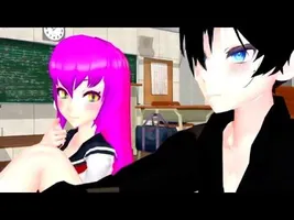 MMD - Yandere Simulator | Mai Waifu's Worth It (Mai Waifu x Yandere Dev) xD 600 Subs :)