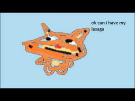 Garfielf is asks for lasaga Garfielf is asks for lasaga