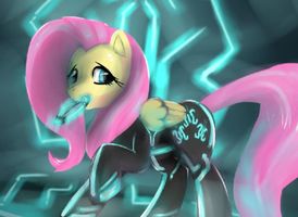 MLP: Tron (Cheer up,Fluttershy!) \ Animation MLP: Tron (Cheer up,Fluttershy!) \ Animation