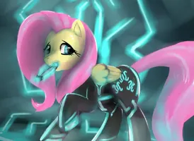 MLP: Tron (Cheer up,Fluttershy!) \ Animation MLP: Tron (Cheer up,Fluttershy!) \ Animation