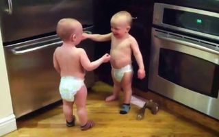 Talking Twin Babies - PART 2 - OFFICIAL VIDEO Talking Twin Babies - PART 2 - OFFICIAL VIDEO