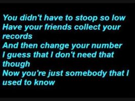 Gotye - Somebody That I Used To Know (Lyrics) Gotye - Somebody That I Used To Know (Lyrics)