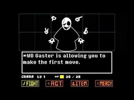 Undertale: WD Gaster Battle [[FANMADE]]