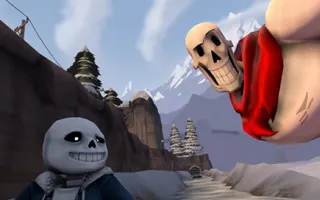 Game Grumps Animated -Is that a human!? [Undertale SFM]