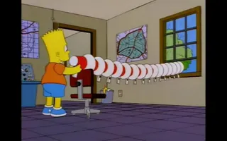 bart megaphone gotta sweep sweep sweep