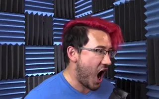 Markiplier warms up for 5 minutes sped up X4