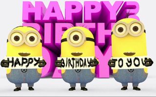 Minions Happy Birthday song Minions Happy Birthday song