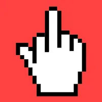 The finger, deal with it. The finger, deal with it.