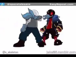 False alarm - blueberry sans and error sans - ńøt mįñę False alarm - blueberry sans and error sans - ńøt mįñę