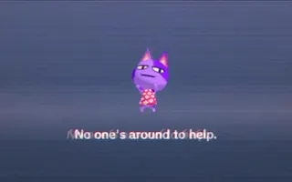 No one's around to help. No one's around to help.