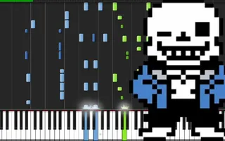 Megalovania - Undertale [Piano Tutorial] (Synthesia) // TheIshter