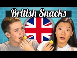 TEENS EAT BRITISH SNACKS! (Jaffa Cakes, Sherbet Fountain, Monster Munch) | Teens Vs. Food TEENS EAT BRITISH SNACKS! (Jaffa Cakes, Sherbet Fountain, Monster Munch) | Teens Vs. Food