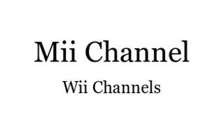 Mii Channel by P1zZa123 Mii Channel by P1zZa123