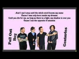 Fall Out Boy - Centuries (Full Lyrics).