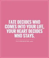 To what extent do you shape your own destiny, and how much is down to fate? To what extent do you shape your own destiny, and how much is down to fate?