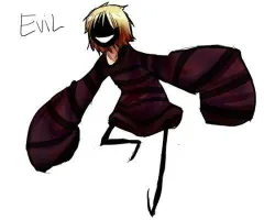 Do I look like Evil? I keep being told I look like him idk why but here is an image... Do I look like Evil? I keep being told I look like him idk why but here is an image...