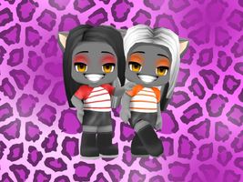 Are Purrsephone and Meowlody your favourite Monster High girls? If they are then type in the answers: "me". PLEASE DO NOT ANSWER WITH STUFF LIKE I LIKE SO AND SO BETTER OR WHAT'S MH. PLEASE ONLY ANSWER IF PURRSEPHONE AND MEOWLODY ARE YOUR FAVE MH GIRLS. I'm counting up the votes to see who is the most loved MH girl(s). Purrsephone: Please vote us! Meowlody: Yeah please vote us your fave! Purrsephone: Vote us for cool twins! Meowlody: And AWESOMENESS! Are Purrsephone and Meowlody your favourite Monster High girls? If they are then type in the answers: "me". PLEASE DO NOT ANSWER WITH STUFF LIKE I LIKE SO AND SO BETTER OR WHAT'S MH. PLEASE ONLY ANSWER IF PURRSEPHONE AND MEOWLODY ARE YOUR FAVE MH GIRLS. I'm counting up the votes to see who is the most loved MH girl(s). Purrsephone: Please vote us! Meowlody: Yeah please vote us your fave! Purrsephone: Vote us for cool twins! Meowlody: And AWESOMENESS!