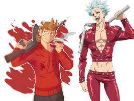 Who's Hotter? Tord from Eddsworld ( 5 foot 3 inches tall ) or Ban from Seven Deadly Sins ( 6 foot 11 inches tall ) Who's Hotter? Tord from Eddsworld ( 5 foot 3 inches tall ) or Ban from Seven Deadly Sins ( 6 foot 11 inches tall )