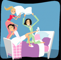 I need something to do at a sleepover with 3 other girls I need something to do at a sleepover with 3 other girls