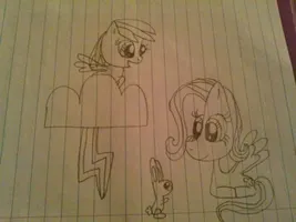 do you like this picture? It may be blurry. Its supossed to be fluttershy and rainbow dash. do you like this picture? It may be blurry. Its supossed to be fluttershy and rainbow dash.