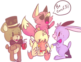 Who here likes FNAF? I know I do! Okay, I'm not one for horror, but I LOVE Five Nights at Freddy's and Five Nights at Freddy's 2. I don't know why, but it's just facinating to me! Your thoughts? Who here likes FNAF? I know I do! Okay, I'm not one for horror, but I LOVE Five Nights at Freddy's and Five Nights at Freddy's 2. I don't know why, but it's just facinating to me! Your thoughts?