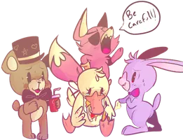 Who here likes FNAF? I know I do! Okay, I'm not one for horror, but I LOVE Five Nights at Freddy's and Five Nights at Freddy's 2. I don't know why, but it's just facinating to me! Your thoughts?