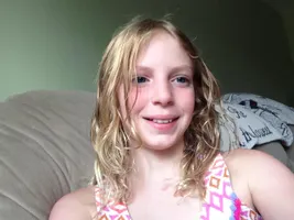 When will I get my first period? (5) Hi I'm Grace, I want to know when it would be around right to get my first period. My mom got hers at age 12 and I'm turning 13 in June. I have no spotting but have got discharge that Rubin's my underwear. The quizzes I took say less than a month. Should I be scared? Does it hurt at all? When will I get my first period? (5) Hi I'm Grace, I want to know when it would be around right to get my first period. My mom got hers at age 12 and I'm turning 13 in June. I have no spotting but have got discharge that Rubin's my underwear. The quizzes I took say less than a month. Should I be scared? Does it hurt at all?