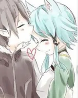 Who is your OTP? Mine is KiritoXsinon (or Kirinon) Who is your OTP? Mine is KiritoXsinon (or Kirinon)