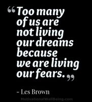 What is one fear you know is holding you back? I believe mine is lacking self confidence. What is one fear you know is holding you back? I believe mine is lacking self confidence.