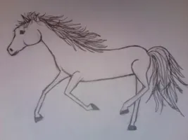 do you like the picture I drew of a horse? I did not copy it. Please answer!!! :) (Please don't lie) do you like the picture I drew of a horse? I did not copy it. Please answer!!! :) (Please don't lie)