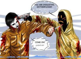 Which Creepypasta character should i draw next? right now I have done 1. Jeff the Killer 2. Eyeless Jack/E.J. 3. Hoodie 4. Makey i don't know which one i should do next give me a dude or girl and will try to do them as best as i can. Which Creepypasta character should i draw next? right now I have done 1. Jeff the Killer 2. Eyeless Jack/E.J. 3. Hoodie 4. Makey i don't know which one i should do next give me a dude or girl and will try to do them as best as i can.