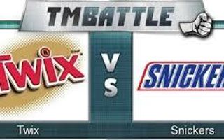 which one would you rather have or eat, snickers or twix? i don't really favor one more than the other...so...yea question number 12 which one would you rather have or eat, snickers or twix? i don't really favor one more than the other...so...yea question number 12