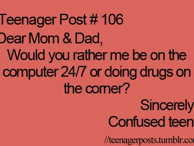 THE TEENAGE POSTS PAGE!'s Photo