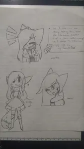 Page of Drawings by Strange's Photo