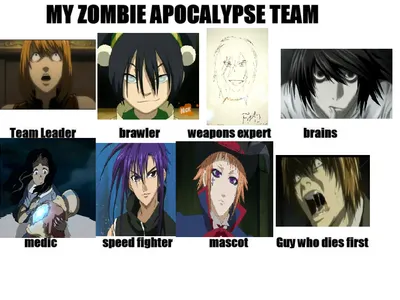 Zombie apocalypse team's Photo