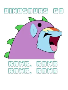 Dinosaurs Go Rawr Page