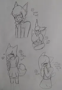 Page of Drawings by Strange's Photo