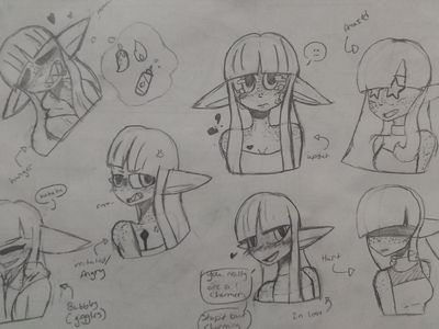 Page of Drawings by Strange's Photo