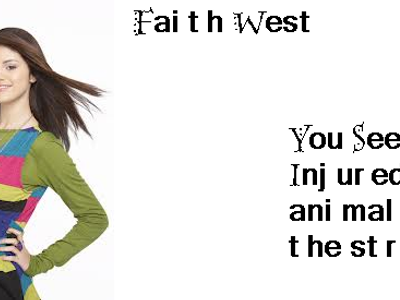 Faith West!