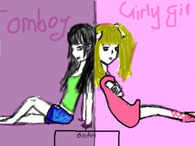 Both tomboy AND girly girl