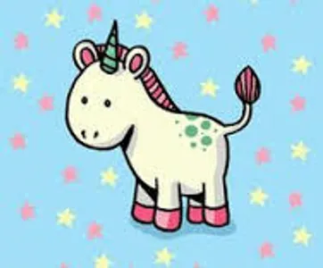 Cute Cartoon Unicorn