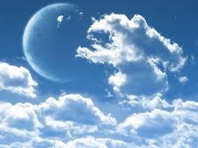Air elemental with white aura