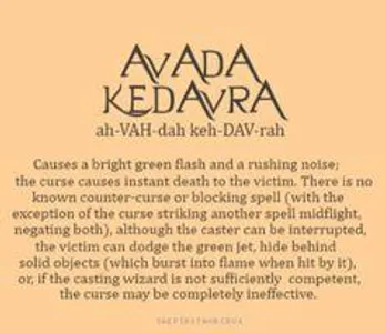 Avada Kedavra
