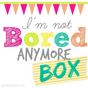 not bored anymore!
