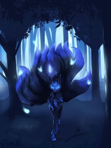 black kitsune