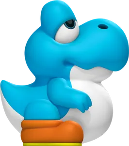 blue yoshi