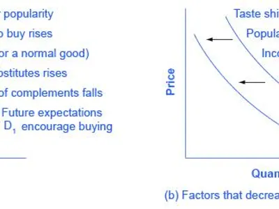What causes a shift along the demand curve?
