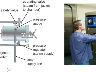 Which of the following is a method used to sterilize equipment in a laboratory?