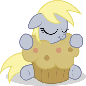 What is the name of this pony who loves muffins? (Real name)