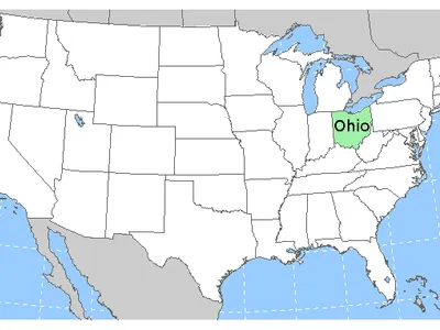 What country is Ohio next to?